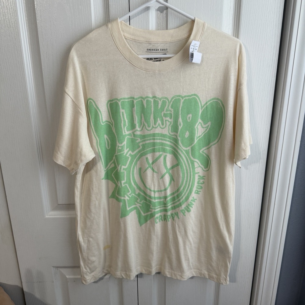 American Eagle Band Tee Blink 182 NEW Women's Size XS / S Concert Festival
